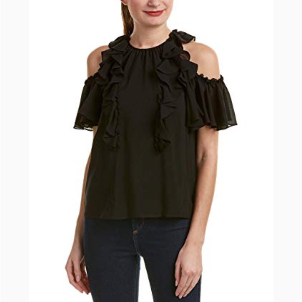 Rebecca Taylor Ruffle Silk Top - NWOT